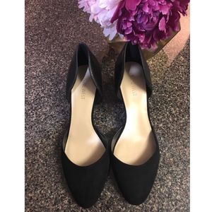 Nine West Chazzo black block heel pumps size 10.5